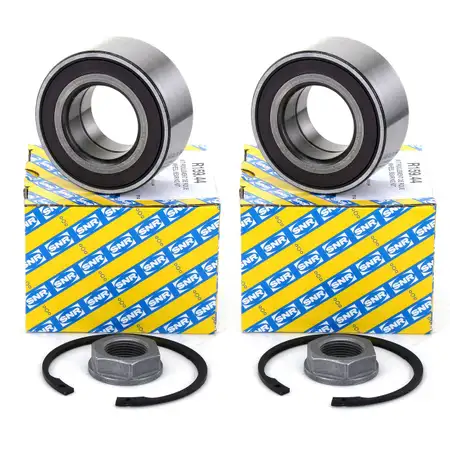 2x SNR Radlagersatz Citroen C3 C4 C5 DS3 DS4 f&uuml;r Peugeot 207 208 307 308 vorne