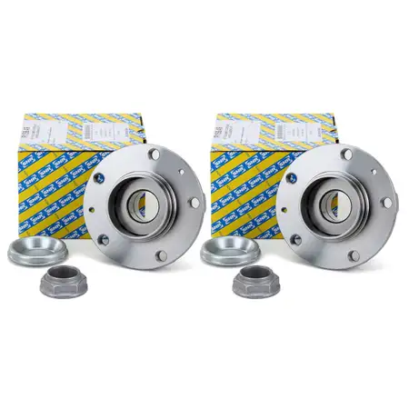 2x SNR Radnabe Radlagersatz Citroen C5 III C6 f&uuml;r Peugeot 407 508 607 hinten