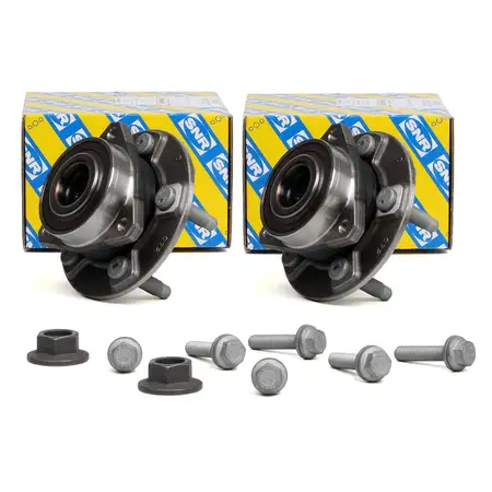2x SNR R153.58 Radnabe Radlager f&uuml;r OPEL INSIGNIA A ab 2009 bis 06.2013 vorne