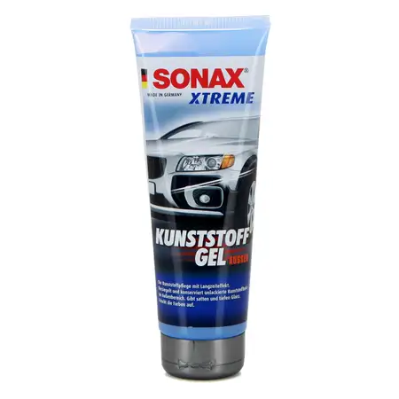 SONAX 210141 Kunststoffpflegemittel Xtreme KunststoffGel Au&szlig;en NanoPro 250ml