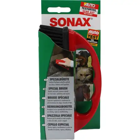 SONAX SpezialB&uuml;rste Tierhaarb&uuml;rste zur Entfernung von Tierhaaren 491400