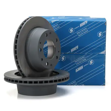 SEBRO Bremsscheiben f&uuml;r PORSCHE 911 3.2 + 3.2 SC Carrera 207/218/231 PS hinten