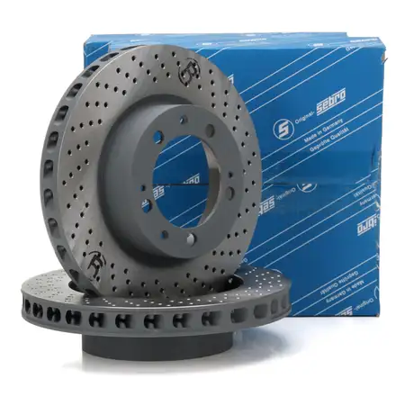 SEBRO Bremsscheiben f&uuml;r PORSCHE 911 (993) 3.6/3.8 Carrera 272/286/301 PS vorne