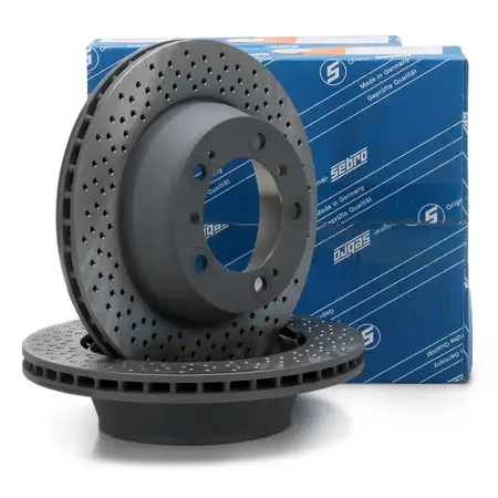 SEBRO Bremsscheiben f&uuml;r PORSCHE 911 (996 997) 3.4/3.6 Carrera 301-325 PS hinten