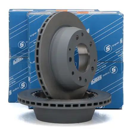 SEBRO Bremsscheiben Satz f&uuml;r PORSCHE 911 2.0 L + 2.0 E + 2.0 S 1963-1969 hinten