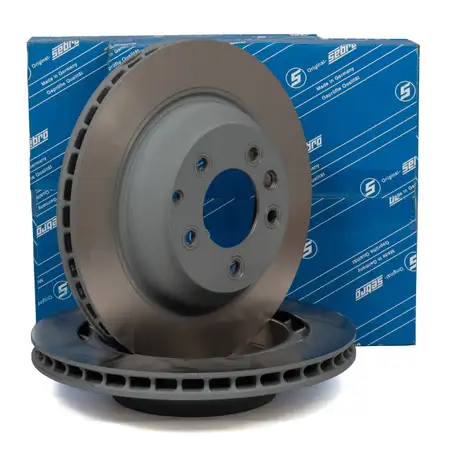 SEBRO Bremsscheiben f&uuml;r AUDI Q7 4L PORSCHE CAYENNE 92A 9PA VW TOUAREG 7L hinten