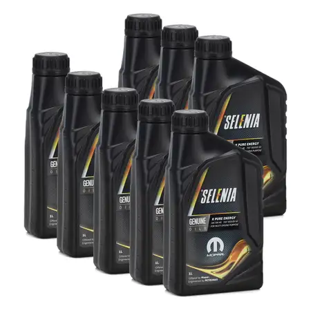 PETRONAS SELENIA Motor&ouml;l &Ouml;l K PURE ENERGY 5W40 5W-40 Fiat 9.55535-S2 - 8 Liter