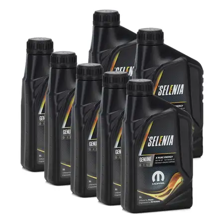 PETRONAS SELENIA Motor&ouml;l &Ouml;l K PURE ENERGY 5W40 5W-40 Fiat 9.55535-S2 - 7 Liter