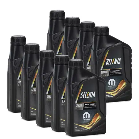 PETRONAS SELENIA Motor&ouml;l &Ouml;l K PURE ENERGY 5W40 5W-40 Fiat 9.55535-S2 - 9 Liter