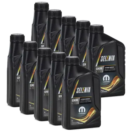 PETRONAS SELENIA Motor&ouml;l &Ouml;l K PURE ENERGY 5W40 5W-40 Fiat 9.55535-S2 - 10 Liter