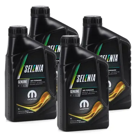 PETRONAS SELENIA Motor&ouml;l &Ouml;l WR FORWARD 0W30 0W-30 Fiat 9.55535-DS1 - 4L 4 Liter