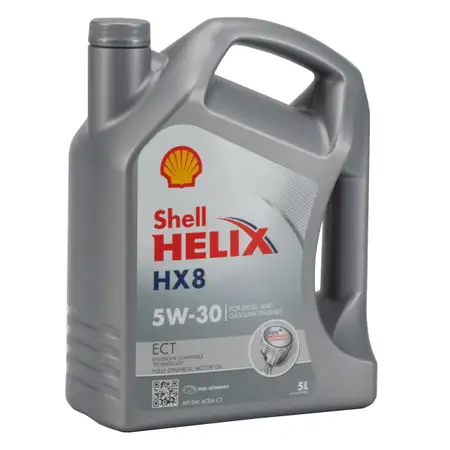 SHELL Motor&ouml;l &Ouml;L HELIX HX8 ECT C3 5W-30 5W30 f&uuml;r BMW LL-04 MB 229.31 229.51 - 5L