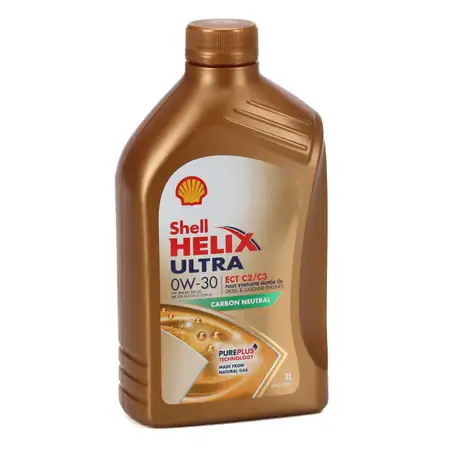 SHELL Motor&ouml;l &Ouml;l HELIX ULTRA ECT C2/C3 0W30 VW 50400/50700 MB 229.52 - 1 Liter