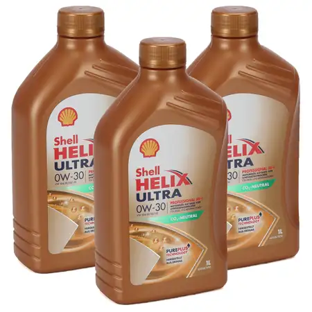SHELL Motor&ouml;l &Ouml;l HELIX ULTRA Professional AV-L 0W30 VW 504.00/507.00 - 3 Liter