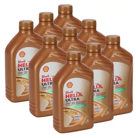 SHELL Motor&ouml;l &Ouml;l HELIX ULTRA Professional AV-L 0W30 VW 504.00/507.00 - 9 Liter