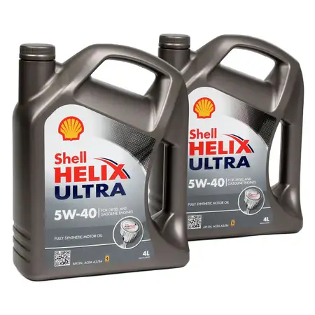 SHELL Motor&ouml;l &Ouml;l HELIX ULTRA 5W-40 5W40 MB 226/229.5 VW 502/505.00 - 8L 8 Liter