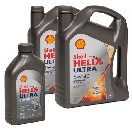 SHELL Motor&ouml;l &Ouml;l HELIX ULTRA 5W-40 5W40 MB 226/229.5 VW 502/505.00 - 9L 9 Liter