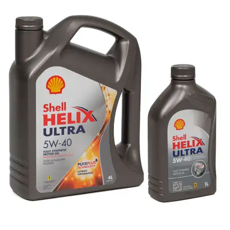 SHELL Motor&ouml;l &Ouml;l HELIX ULTRA 5W-40 5W40 MB 226/229.5 VW 502/505.00 - 5L 5 Liter