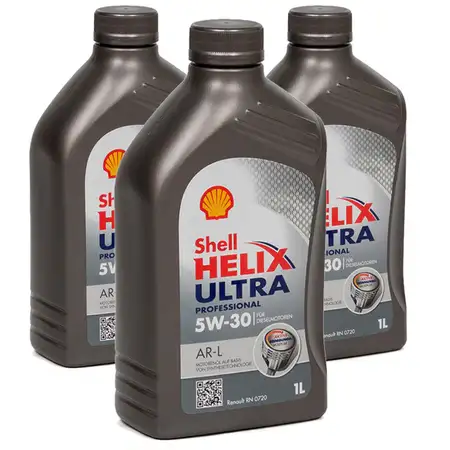 SHELL Motor&ouml;l &Ouml;l HELIX ULTRA Professional AR-L 5W30 Renault RN0720 - 3L 3 Liter