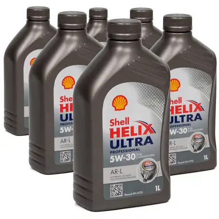 SHELL Motor&ouml;l &Ouml;l HELIX ULTRA Professional AR-L 5W30 Renault RN0720 - 6L 6 Liter
