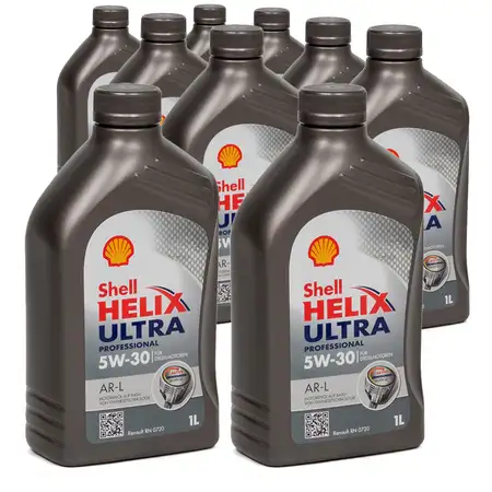 SHELL Motor&ouml;l &Ouml;l HELIX ULTRA Professional AR-L 5W30 Renault RN0720 - 9L 9 Liter