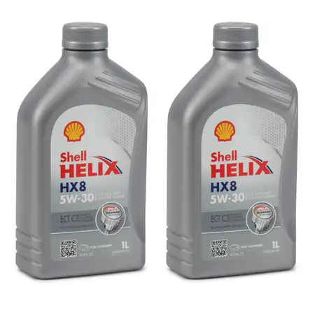 SHELL Motor&ouml;l &Ouml;L HELIX HX8 ECT C3 5W-30 5W30 f&uuml;r BMW LL-04 MB 229.31 229.51 - 2L