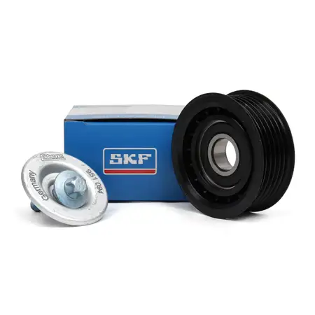 SKF Umlenkrolle Keilrippenriemen VKM38527 f&uuml;r MERCEDES W204 C63 AMG W212 E63 AMG