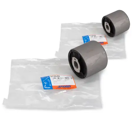 2x SPIDAN Achsk&ouml;rperlager BMW E81-88 F20 F21 E46 E90-93 F30-34 hinten innen oben