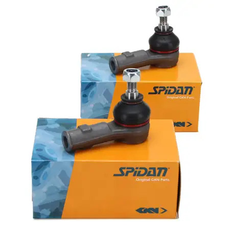 2x SPIDAN Spurstangenkopf MITSUBISHI Colt CZC / VI SMART ForFour 454 vorne