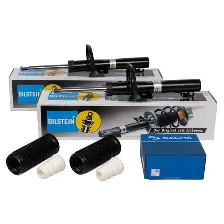 2x BILSTEIN B4 Sto&szlig;d&auml;mpfer + SACHS Staubschutz AUDI A2 SKODA Fabia 2 VW Fox vorne
