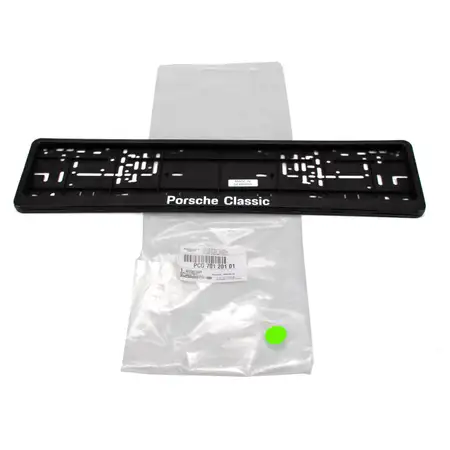 ORIGINAL f&uuml;r Porsche Classic Kennzeichenhalter 356 911 924 944 968 PCG70120100