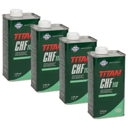 4x 1L 4 Liter PENTOSIN Hydraulik&ouml;l Servolenkungs&ouml;l CHF 11S MB 0019892403