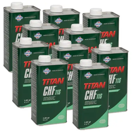 10x 1L 10 Liter PENTOSIN Hydraulik&ouml;l Servolenkungs&ouml;l CHF 11S MB 0019892403