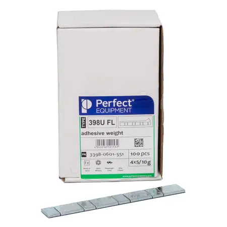 HOFMANN Auswuchtgewichte Klebegewichte SILBER-ZINK 100 St&uuml;ckx60g (4x10g + 4x5g)