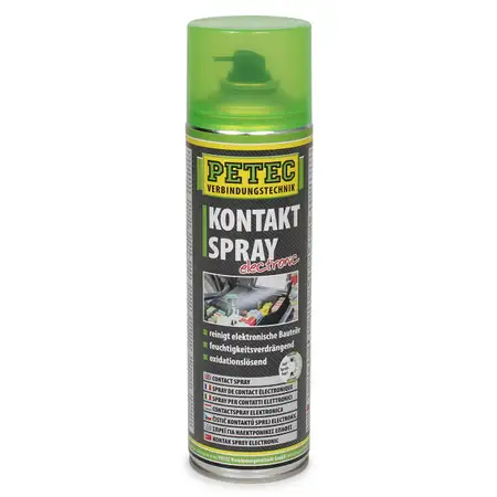 PETEC 71150 Kontaktspray Kontaktreiniger Reiniger electronic Spray 500 ml