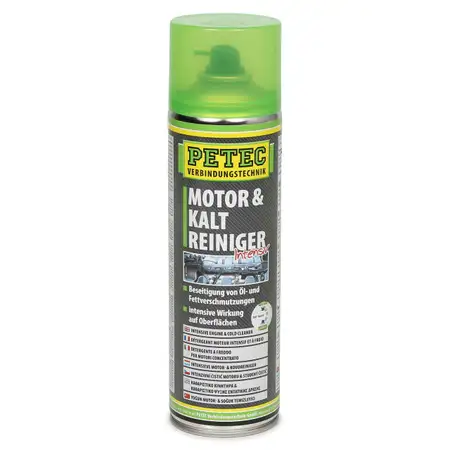 PETEC 71850 Kaltreiniger Motorreiniger Intensivreiniger Reiniger Spray 500 ml