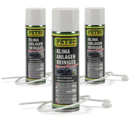 PETEC 71350 Klimaanlagenreiniger Aktivschaum Zitrus-Schaum Desinfektion 1,5 L
