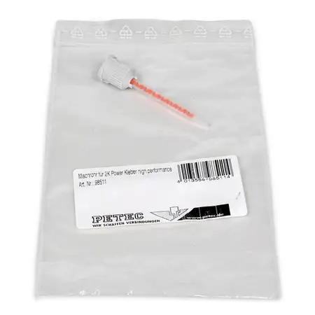 PETEC 98511 Mischrohr Mischerspitze f&uuml;r 2K Power Kleber high performance 11ml