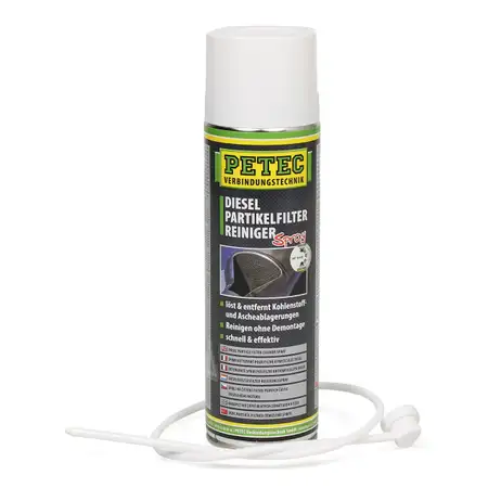 PETEC 72550 Dieselpartikelfilterreiniger Ru&szlig;partikelfilter Reiniger Spray 400ml