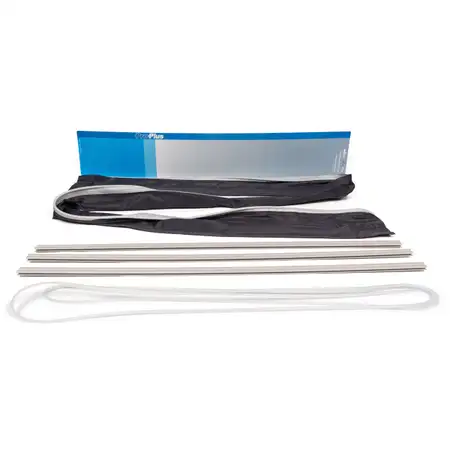 PROPLUS magnet-Adapter Kederadapter Adaptersatz f&uuml;r Busvorzelt Kederband 280cm