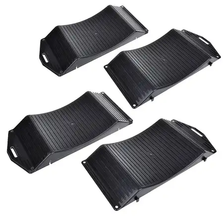 4x PROPLUS Reifenschoner Reifenwiege Standplatte Reifenschutz SCHWARZ 13-18 Zoll