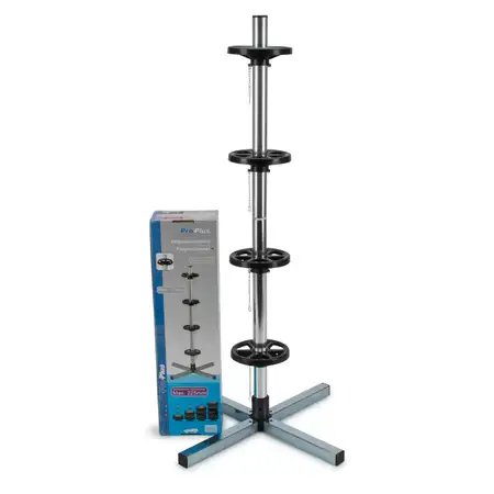 PROPLUS Felgenbaum Felgenst&auml;nder Aluminium f&uuml;r 4 Reifen bis 225mm max 100kg