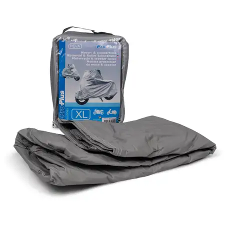 PROPLUS Motorrad Schutzh&uuml;lle Rollerabdeckung 246x104x127cm XL GRAU