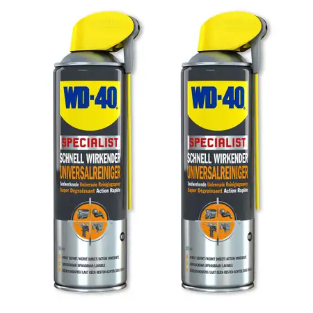 WD-40 SPECIALIST 49392 Universalreiniger L&ouml;sungsmittelreiniger 2x 400ml