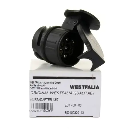 WESTFALIA Adapter Kurzadapter Anh&auml;ngerkupplung Steckdose 13/7-polig 300100320113