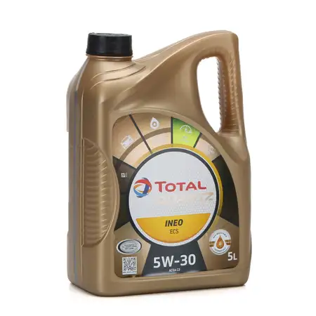 TOTAL QUARTZ INEO ECS 5W-30 Motor&ouml;l PSA B71 2290 Fiat 9.55535-S1 - 5L 5 Liter