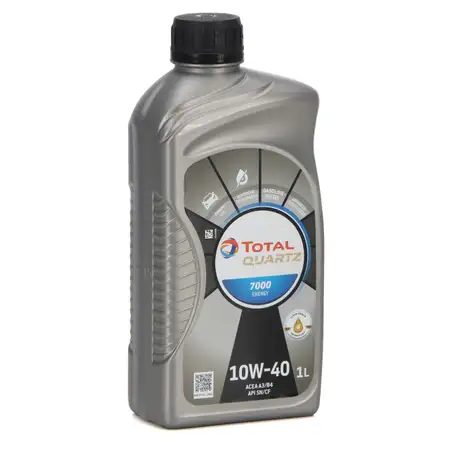TOTAL QUARTZ 7000 ENERGY 10W-40 Motor&ouml;l 1L 10W40 1 Liter f&uuml;r VW 501.01/505.00