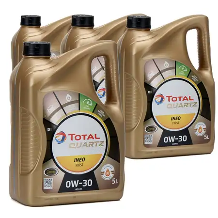 TOTAL QUARTZ INEO FIRST Motor&ouml;l &Ouml;l 0W-30 ACEA C1 C2 PSA B71 2312 - 20L 20 Liter