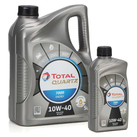 TOTAL QUARTZ 7000 ENERGY 10W-40 Motor&ouml;l 6L 10W40 6 Liter f&uuml;r VW 501.01/505.00