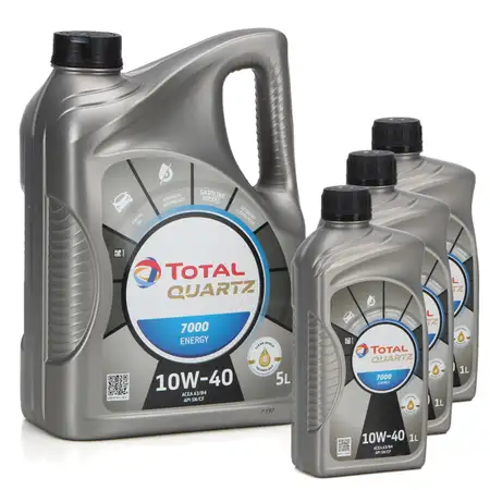 TOTAL QUARTZ 7000 ENERGY 10W-40 Motor&ouml;l 8L 10W40 8 Liter f&uuml;r VW 501.01/505.00